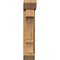 Ekena Millwork Balboa Slat Rough Sawn Bracket w/ Offset Brace, Western Red Cedar, 6"W x 18"D x 30"H BKT0604X18X30BOA06RWR - alternate 4